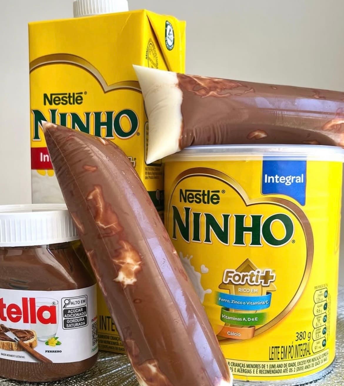 Ninho com nutella