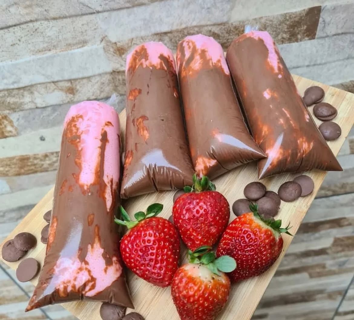 Morango com nutella 